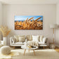 Ripe Harvest Wheat Ears Field Crop Wall Art Canvas Office Home Framed 80x45cm
