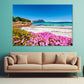 Azure Water With Rocks & Lots of Flowers Print 100% Australian Made Stretched Canvas Ready to Hang - BC-131