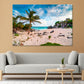 The Caribbean Sea in Mexico Print 100% Australian Made Stretched Canvas Ready to Hang - BC-132