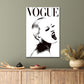 Painting Of A Woman Art Of Vogue Fashion Print 100% Australian Made 40x60cm Stretched Canvas Ready to Hang