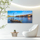 Douro River Rabelo Boats Wall Art Canvas Office Home Room Framed 120x60cm