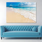 Sunny View of The Ocean Waves Print 100% Australian Made Stretched Canvas Ready to Hang - BC-134