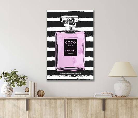 Painting Of The Signature Brand Of A Perfume Print 100% Australian Made 40x60cm Stretched Canvas Ready to Hang