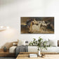 Wild Horses Running In Desert Wall Art Canvas Office Home Room Framed 120x60cm