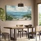 Vintage Seascape Sailboats Seagulls Reeds Wall Art canvas office home room framed 120x60cm