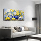 Elegant Blue Porcelain Vase Wall Art Canvas Office Home Room Framed 120x60cm