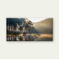 Pang Ung Lake With Foggy Morning Mae Hong Son Thailand Wall Art Canvas Office Home Room Framed 120x60cm
