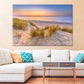 Sunset View Ocean From Dune Zeeland Print 100% Australian Made Stretched Canvas Ready to Hang - BC-136