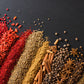 Colorful Spices Lines Closeup Photograph Print 100% Australian Made Stretched Canvas Ready to Hang - KR-136