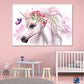 Unicorn Nursery Painting Print 100% Australian Made Stretched Canvas Ready to Hang - NK-136