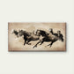 Running Stallion Horse Animal Wall Art Canvas Office Home Room Framed 120x60cm