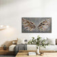 Wingspan Angel Wing Wall Art Canvas Office Home Room Framed 80x45cm