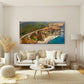 Pacific Coast Highway USA Wall Art Canvas Office Home Room Framed 80x45cm