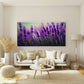 Vibrant Purple Lavender Field Wall Art Canvas Office Home Room Framed 120x60cm