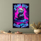 A Cute Cat Is Playing a Video Game on Their Skateboard Print 100% Australian Made 40x60cm Stretched Canvas Ready to Hang