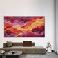 Abstract Multicolor Pinkish Wall Art Canvas Office Home Room Framed 120x60cm