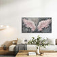 Pink Angel Wings Wall Art Canvas Office Home Room Framed 120x60cm