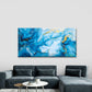 Mesmerizing Marble Flow Design Wall Art Canvas Office Home Room Framed 120x60cm