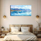 Minimalist Mountain Lake Reflection Wall Art Canvas Office Home Room Framed 120x60cm