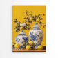 Vases With Lemons and a Flower Painting Print 100% Australian Made 40x60cm Stretched Canvas Ready to Hang