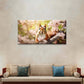 Cute Squirrel Spring Blossom Flower Wall Art Canvas Office Home Framed 80x45cm