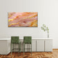 Abstract Pastel Pink Agate Wall Art Canvas Office Home Room Framed 80x45cm