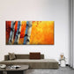 Golden-Yellow White Birch Trunk Wall Art Canvas Office Home Room Framed 80x45cmWall Art Canvas Office Home Room Framed 80x45cm