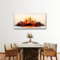 New York City Skyline Sunset Wall Art Canvas Office Home Room Framed 120x60cm