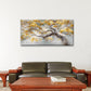 Nature, Featuring Golden Leaves Wall Art Canvas Office Home Room Framed 120x60cm