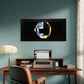 Daft Punk Split Helmets Wall Art Canvas Office Home Room Framed 80x45cm