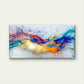 Abstract Water Flow Wall Art Canvas Office Home Room Framed 120x60cm