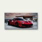 Ferrari 488 Pista Supercar Racing Wall Art Canvas Office Home Framed 120x60cm