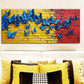 3pcs Butterflies on Brick Metal Print Ready to Hang Art