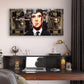 Criminal Money Print Wall Art Canvas Office Home Room Framed 120x60cm