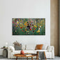 Garden Path with Buttercups Wall Art Canvas Office Home Room Framed 120x60cm