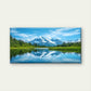 Snow Covered Mountains Wall Art Canvas Office Home Room Framed 120x60cm