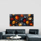 Colorful 3D Leaf Pattern Wall Art Canvas Office Home Room Framed 80x45cm