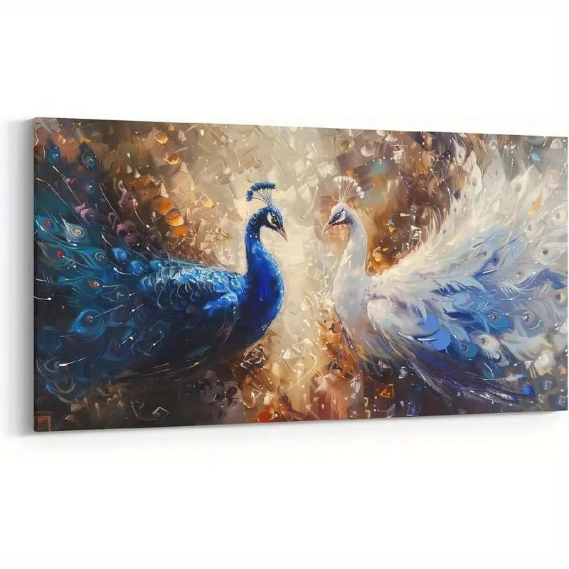 Nature Wild Animal Aesthetic Wall Art canvas office home room framed 120x60cm