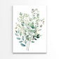 Watercolor Painting of Green Leaves Print 100% Australian Made 40x60cm Stretched Canvas Ready to Hang