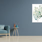 Watercolor Painting of Green Leaves Print 100% Australian Made 40x60cm Stretched Canvas Ready to Hang