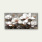 White Magnolia Flowers Wall Art Canvas Office Home Room Framed 120x60cm