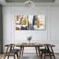 Gold Leaf Texture Canvas Wall Art Canvas Office Home Room Framed 80x45cm