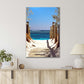 Small Roadway Towards An Ocean Print 100% Australian Made 40x60cm Stretched Canvas Ready to Hang