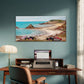 Vintage Beach Karting Street Wall Art Canvas Office Home Room Framed 80x45cm