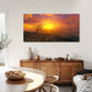 Scenic Dawn Scenery Sunset Lone Tree Desert Wall Art canvas office home room framed 120x60cm