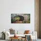 Vintage Gaming Landscape Wall Art Canvas Office Home Room Framed 120x60cm