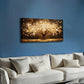 Elegant Tree With White Golden Wall Art Canvas Office Home Room Framed 120x60cm