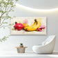 Vibrant Watercolor Fruit Art Wall Art Canvas Office Home Room Framed 120x60cm