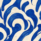 Blue White Wave Pattern Wall Art Canvas Office Home Room Framed 120x60cm# - Bella Home Decor
