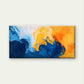 Fluid Movement Dynamic Flow Wall Art Canvas Office Home Room Framed 80x45cm